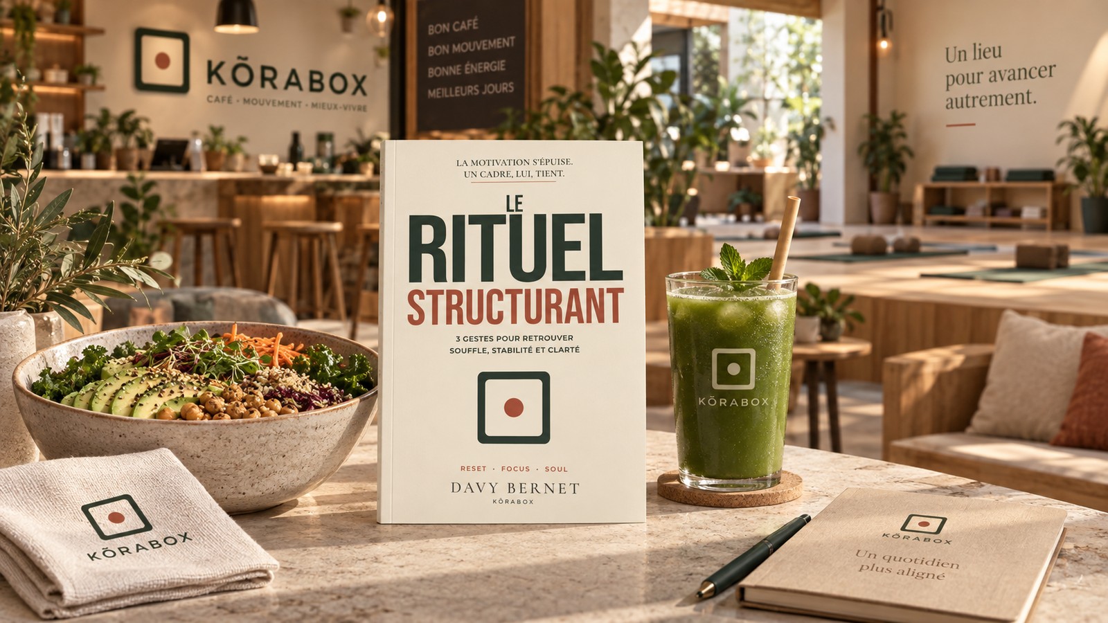 Le Rituel Structurant au premier plan dans une projection du futur lieu KÕRABOX